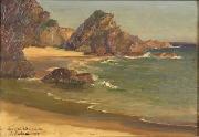Lionel Walden Rocky Shore painting